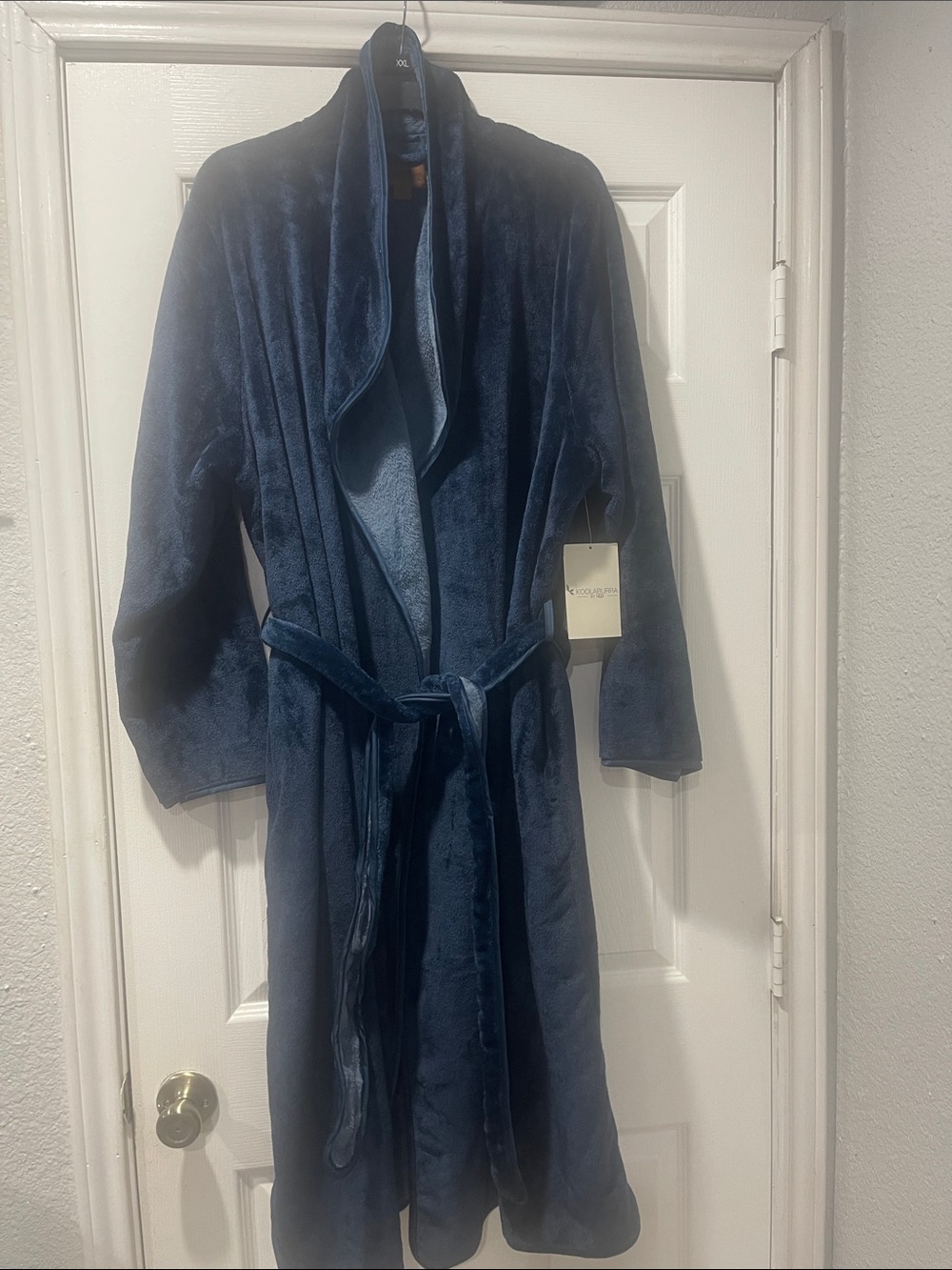 Koolaburra Navy Shawl Collar Trench Robe